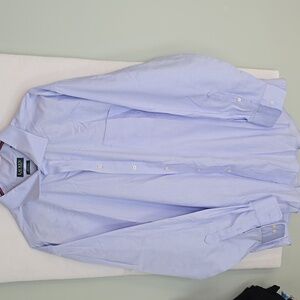 Ralph Lauren Men's Dress Shirt, Blue XL